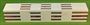 Blank #375 - Rolling Pin Blank - 15 1/2 x 2 5/8 x 2 5/8 Segmented ~ $24.99